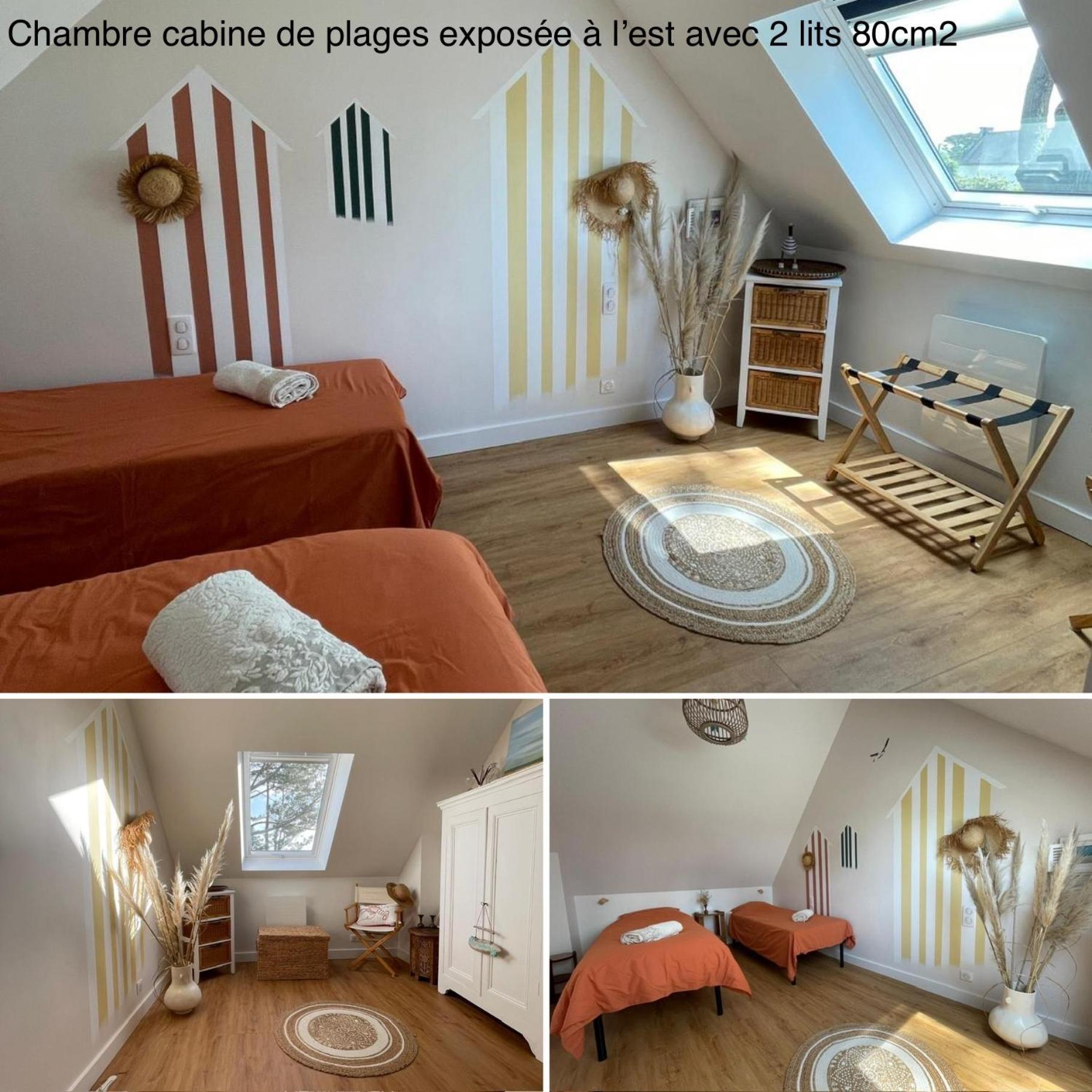 Ty Glazu Doelan Espace 60M2, Port& Criques A Pied, 2 Chambres Privees Au 1Er Etage, Sdb, Wc Separe Клоар-Карноэ Экстерьер фото